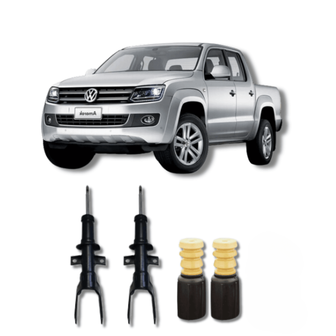 Amortecedores Dianteiros com Kit de Batentes e Guarda-Pó Amarok 2010 Até 2024 - Remanufaturado