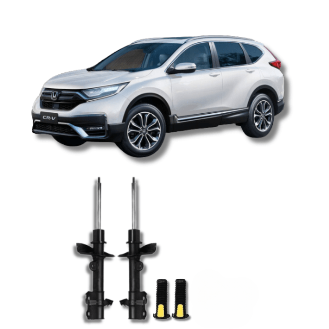 Amortecedores Dianteiros com Kit de Batentes e Guarda-Pó Honda CR-V 1999 Até 2018 - Remanufaturado
