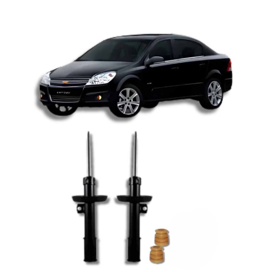 Amortecedor Dianteiro com Kits de Batentes e Guarda-Pó Vectra Elegance 2006 Até 2011 - Remanufaturado