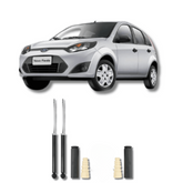 Amortecedores Traseiros com Kit de Batentes e Guarda-Pó Ford Fiesta Moderno 2002 até 2014 - Remanufaturado