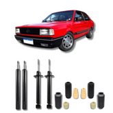 Kit Completo de Amortecedores Dianteiros e Traseiros Gol Antigo/Quadrado 1980 Até 1994 com Kit de Batentes e Guarda-Pó - Remanufaturado