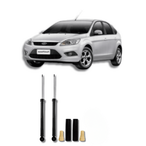 Amortecedores Traseiros com Kit de Batentes e Guarda-Pó Ford Focus 2009 até 2013 - Remanufaturado