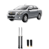 Amortecedor Traseiro Cobalt 2012 Até 2016 com Kit de Batentes e Guarda-Pó - Remanufaturado
