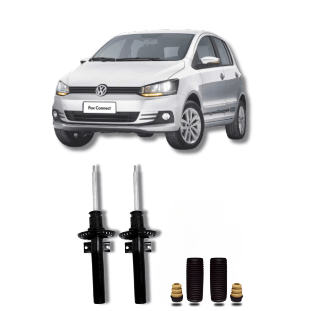 Amortecedores Dianteiros Fox 2003 Até 2015 com Kit de Batentes e Guarda-Pó - Remanufaturado