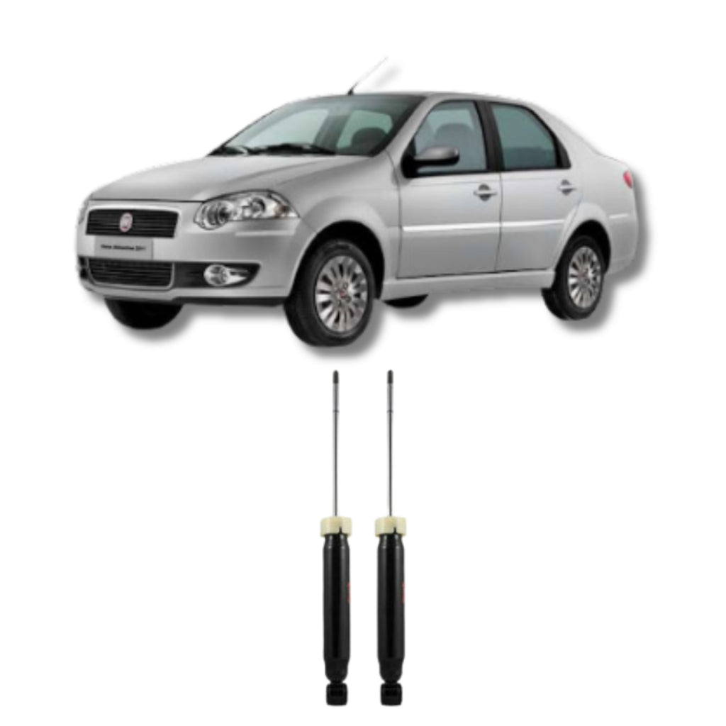 Amortecedor Siena e Palio Fire 2001–2011 – par traseiro remanufaturado
