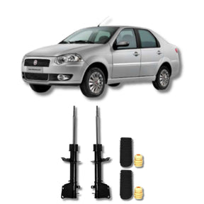 Amortecedor Siena e Palio Fire 2001–2011 – par dianteiro com kit batente remanufaturado