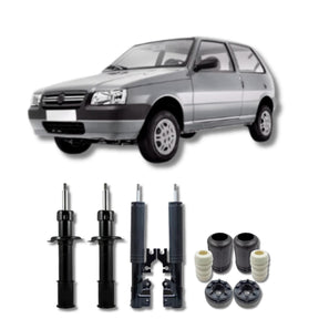 Amortecedor Uno e Mille Fire 1995–2008 – kit completo com batente remanufaturado