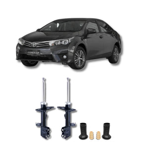 Amortecedor Corolla Altis 2015–2020 – par dianteiro com kit batente remanufaturado
