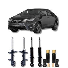 Amortecedor Corolla Altis 2015–2020 – kit completo com batente remanufaturado