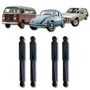 Amortecedor Fusca e Kombi c/ Bucha 1987–1996 – kit dianteiro e traseiro remanufaturado