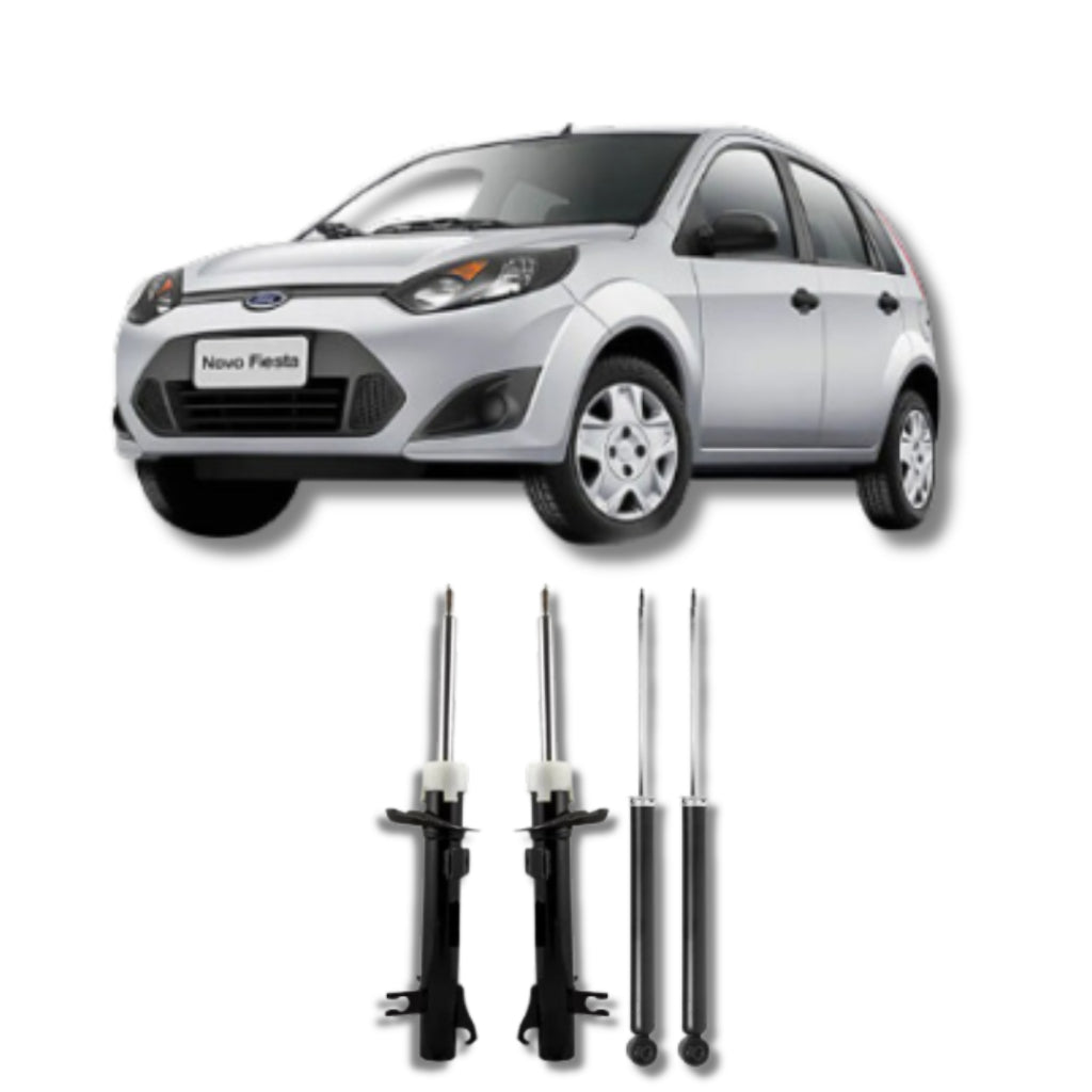 Amortecedor Fiesta 2002–2014 – kit dianteiro e traseiro remanufaturado