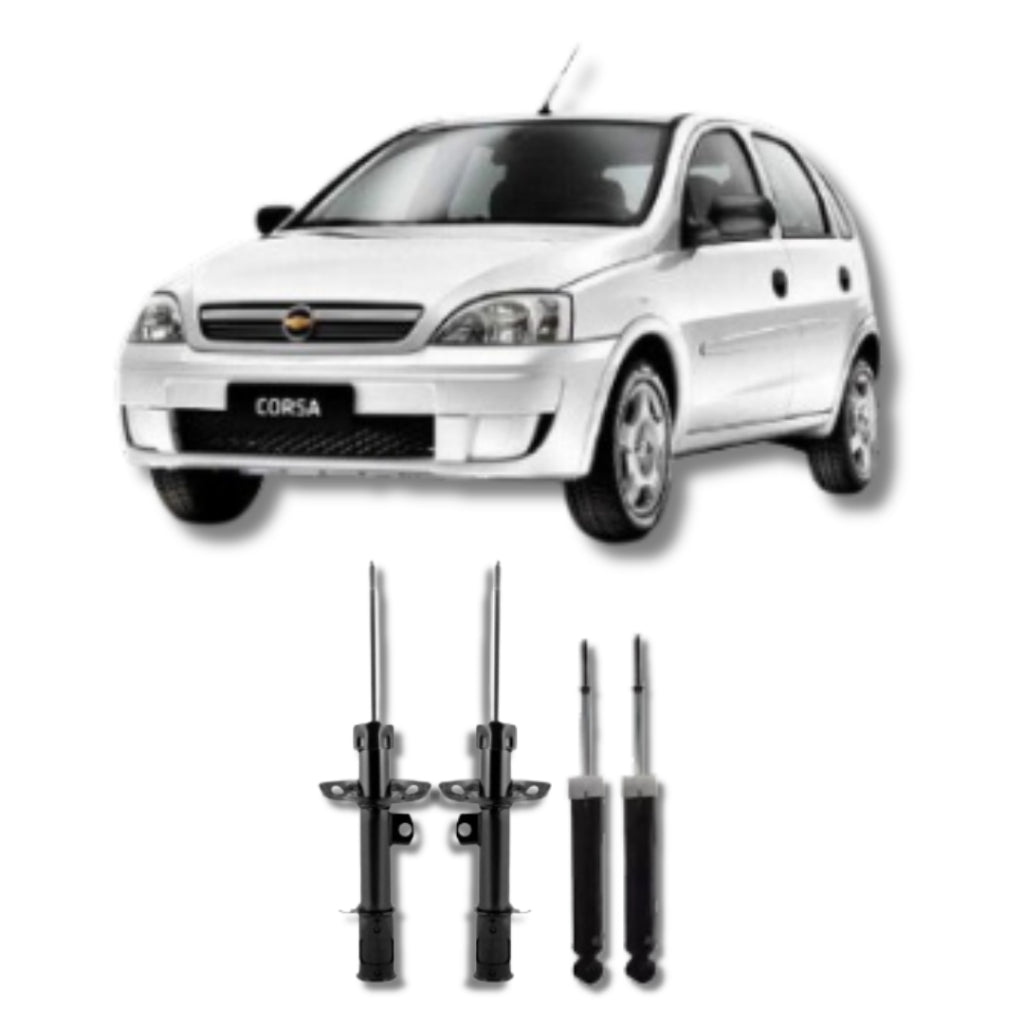 Amortecedor Corsa Joy, Maxx e Montana 2006–2014 – kit dianteiro e traseiro remanufaturado