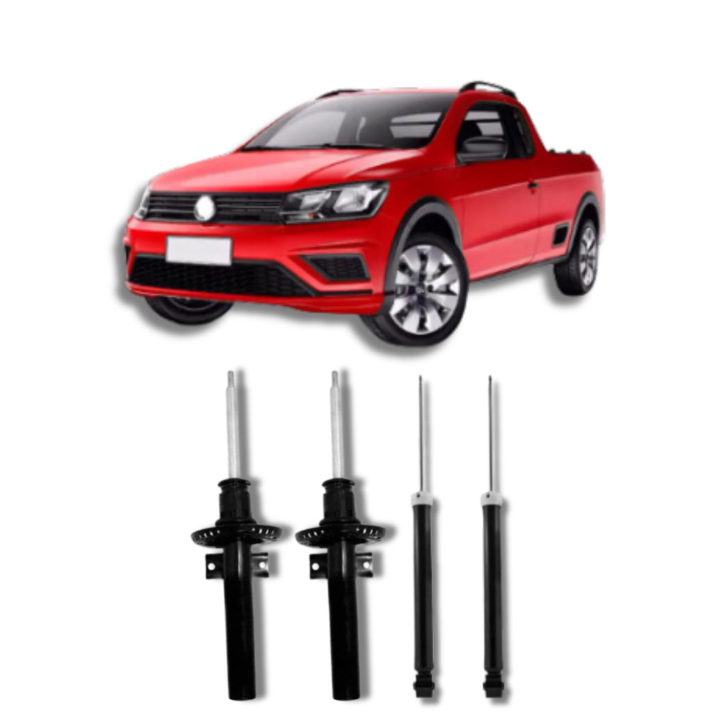 Amortecedor Saveiro G5 2008–2016 – kit dianteiro e traseiro remanufaturado