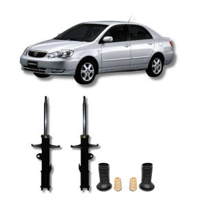 Amortecedor Corolla 2003–2008 – par dianteiro com kit batente remanufaturado