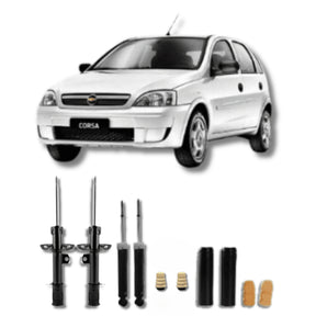 Amortecedor Corsa Joy, Maxx e Montana 2006–2014 – kit completo com batente remanufaturado