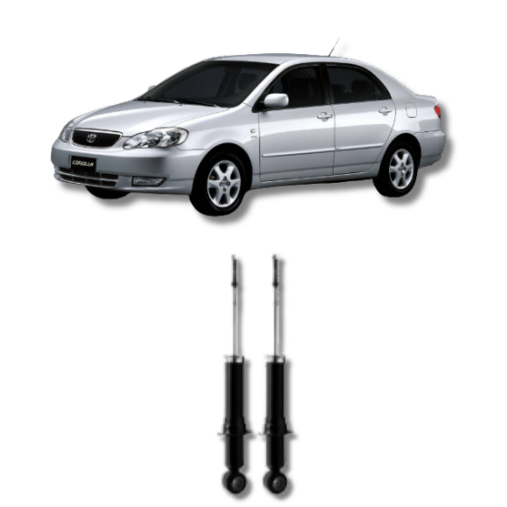 Amortecedor Corolla 2003–2008 – par traseiro remanufaturado