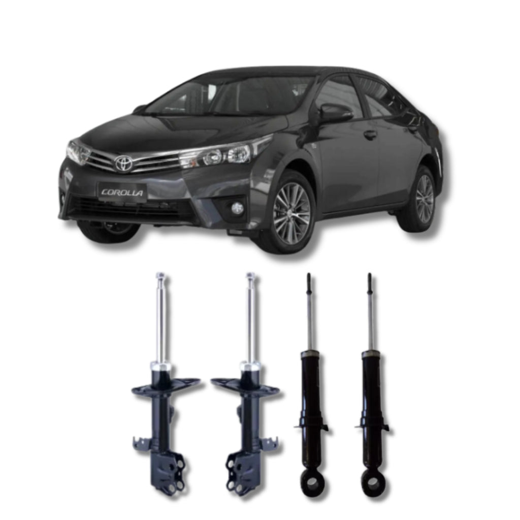 Amortecedor Corolla Altis 2015–2020 – kit dianteiro e traseiro remanufaturado