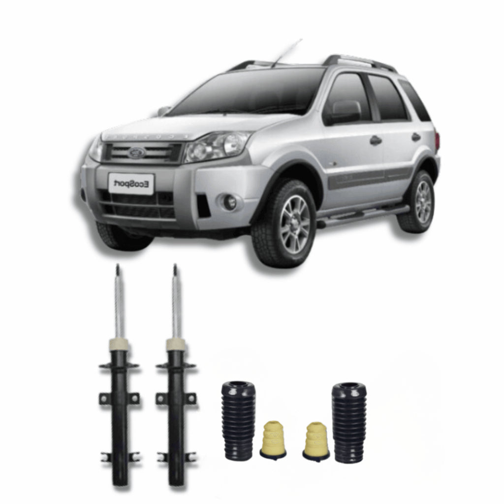 Amortecedor EcoSport 2003–2012 – par dianteiro com kit batente remanufaturado