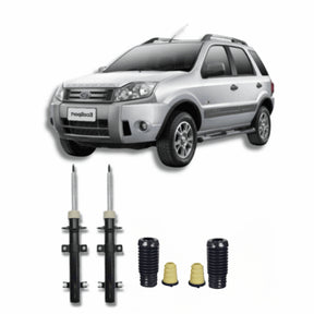 Amortecedor EcoSport 2003–2012 – par dianteiro com kit batente remanufaturado