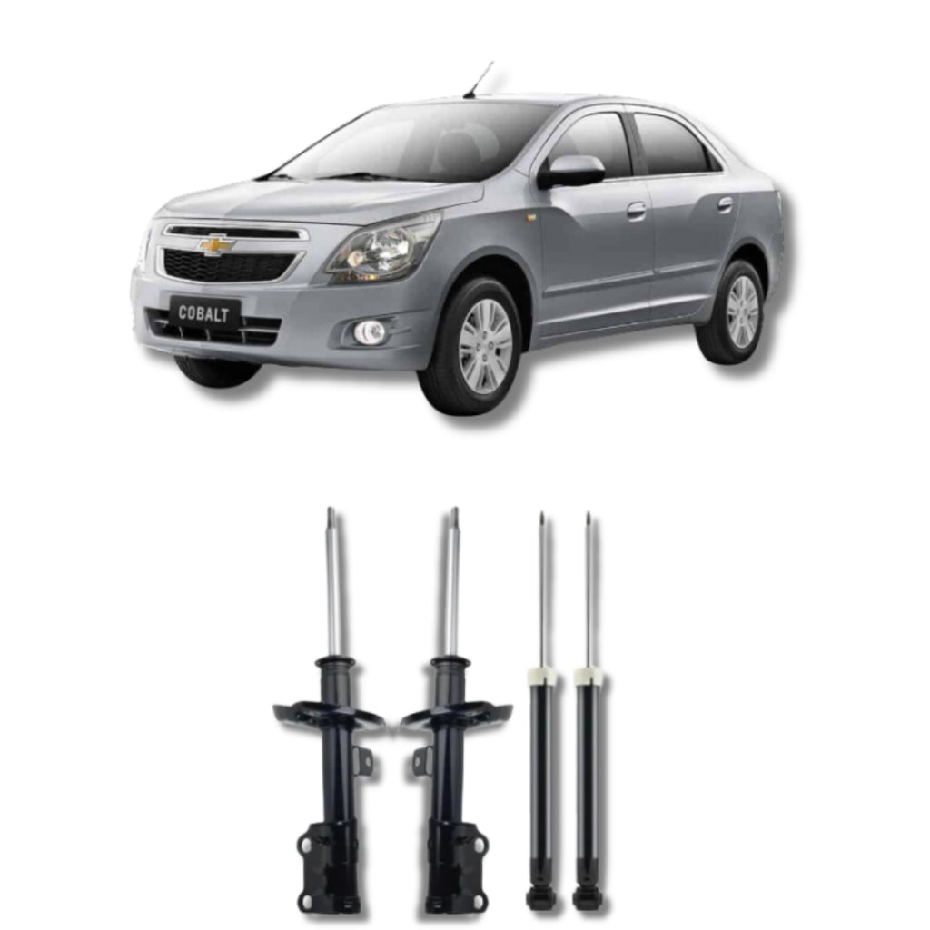 Amortecedor Cobalt 2012–2016 – kit dianteiro e traseiro remanufaturado