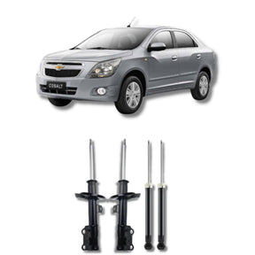 Amortecedor Cobalt 2012–2016 – kit dianteiro e traseiro remanufaturado
