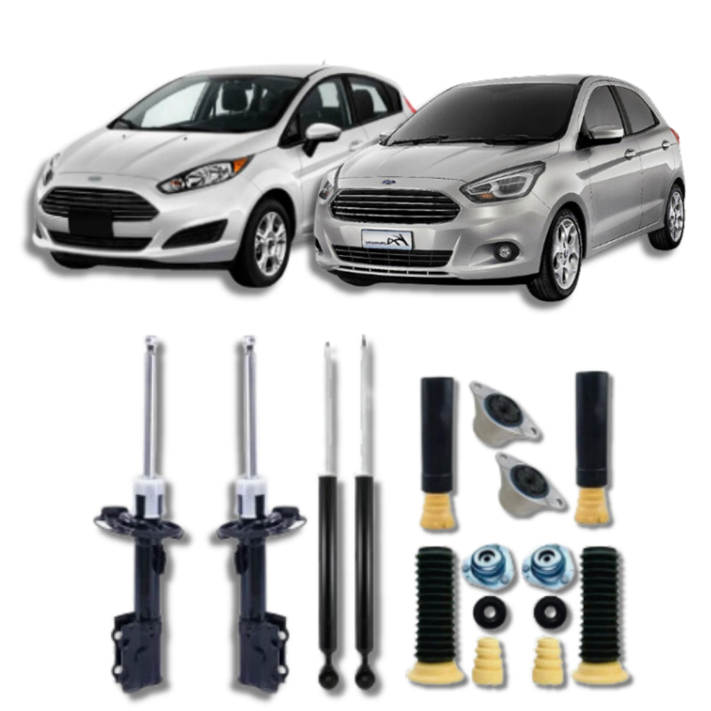 Amortecedor New Fiesta e Novo Ka 2016–2021 – kit completo com batente remanufaturado