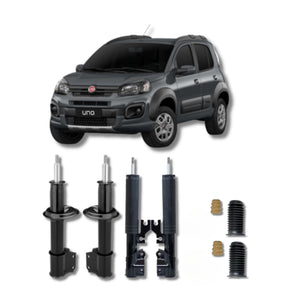 Amortecedor Uno Way 2008–2013 – kit completo com batente remanufaturado