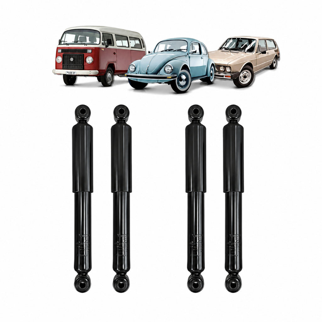 Amortecedor Fusca e Kombi c/ Bucha 1987–1996 – par remanufaturado Felipe Moura