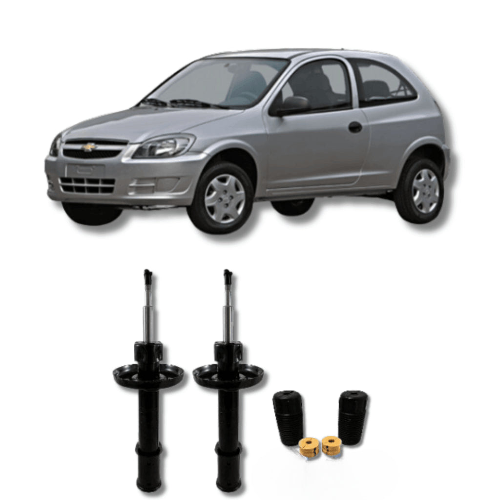 Amortecedor Corsa, Celta, Classic e Prisma 2000–2012 – par dianteiro com kit batente remanufaturado