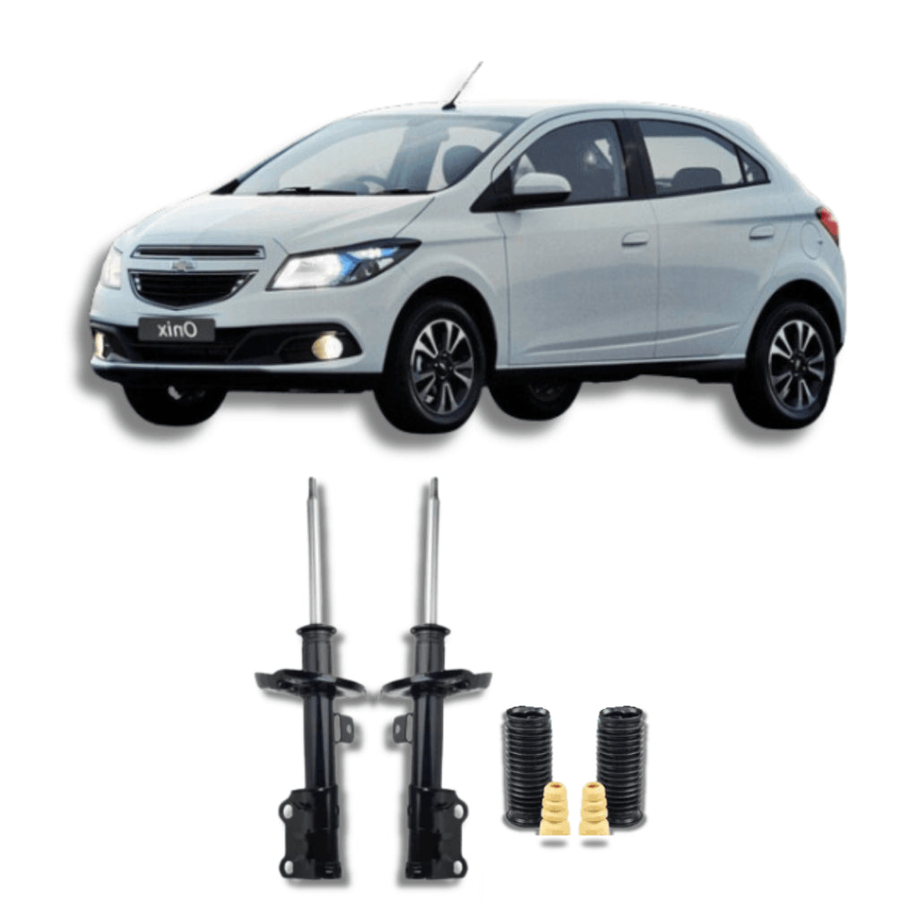 Amortecedor Onix 2013–2018 – par dianteiro com kit batente remanufaturado