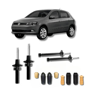 Amortecedor Gol G5 e G6 2008–2016 – kit completo com batente remanufaturado