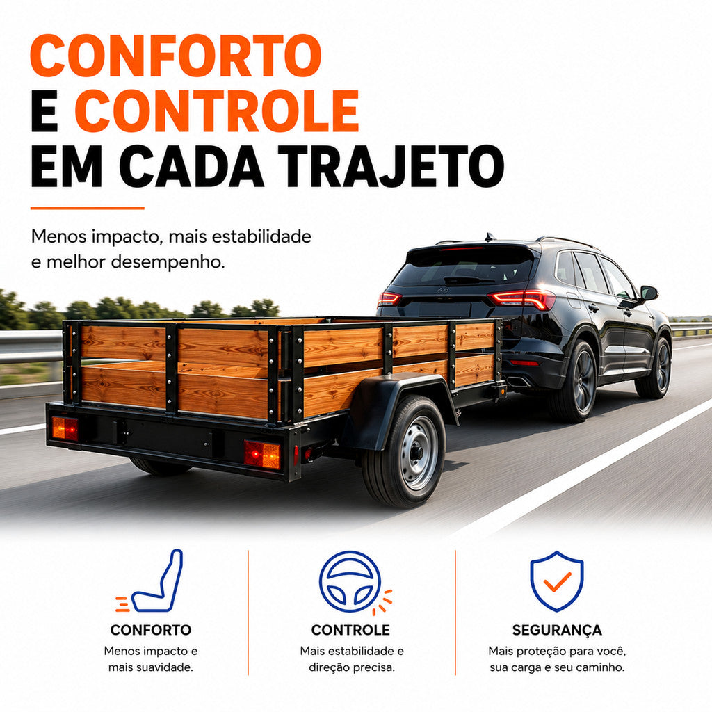 Amortecedor para Carretinha e Reboque c/ Bucha – par remanufaturado Felipe Moura (foto 4)